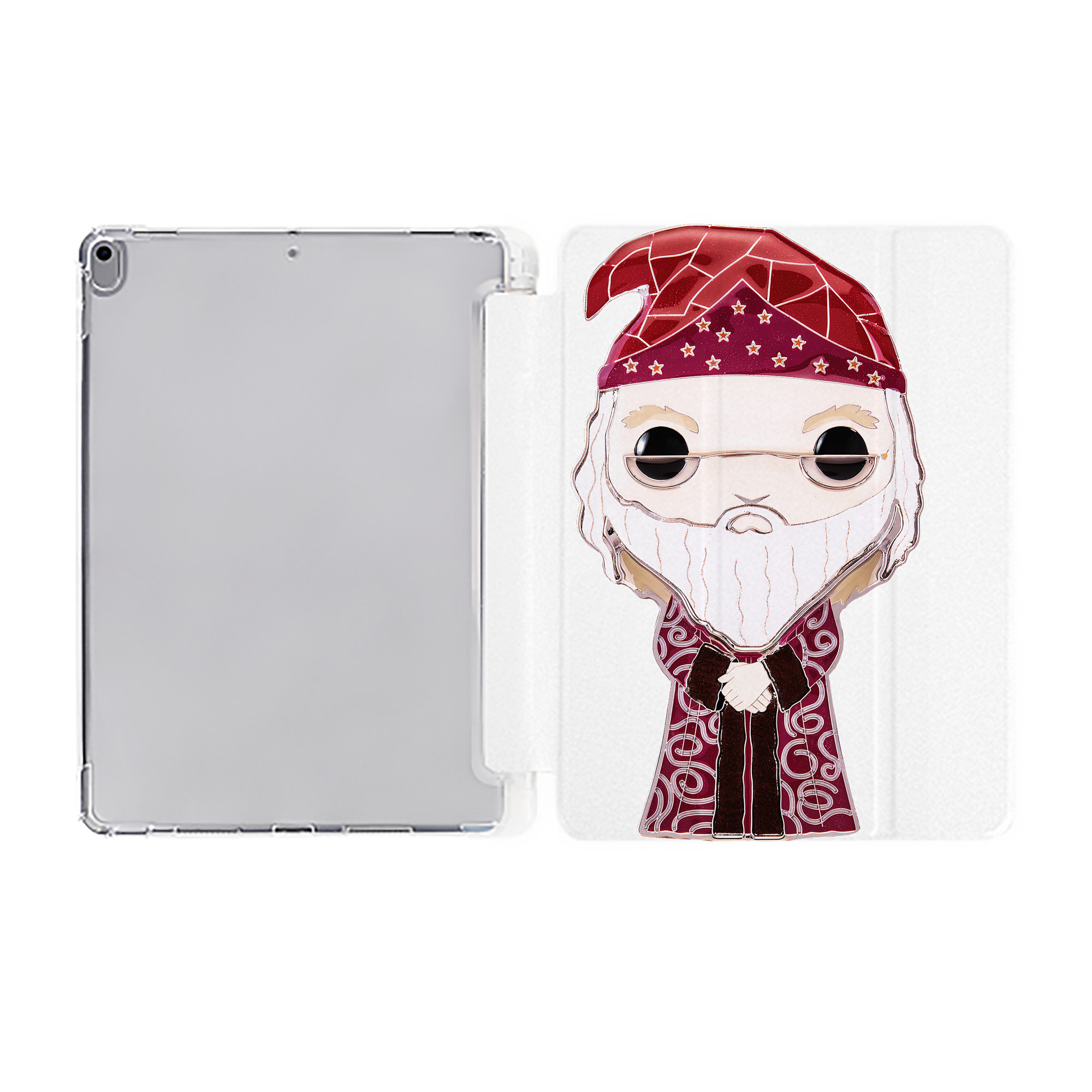 （画像用） Harry Potter ハリー・ポッターシリーズ IPad ケース ペン収納付き 三つ折りスタンド PUレザー×シリコン 対応機種9.5/10.5/10.9インチ